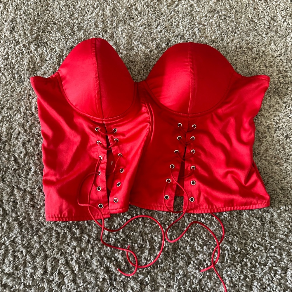 Say What? Bold Red Top Size Large